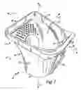 Fig. 02 - Roller brush adaptable hand-held container having sidewall ramp portion