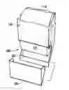 Fig. 01 - Decorative and disposable bath tissue dispenser