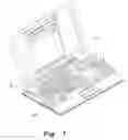 Fig. 02 - Ventilation support for laptop computers