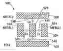 Fig. 01 - Metal-poly integrated capacitor structure