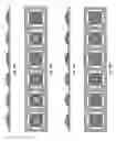Fig. 13 - Semiconductor package including second substrate and having exposed substrate surfaces on upper and lower sides