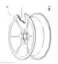 Fig. 14 - Urethane wheel having a metal core