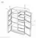 Fig. 02 - Refrigerator having height-adjustable door