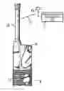 Fig. 01 - Remote Controlled: locking wrist and/or ankle incapacitating electroschock stun bracelet for prisoner control