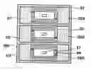 Fig. 01 - Transflective LCD having a reflective film overlapping the transmissive area and alignment regulators in plan view