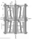 Fig. 01 - In-plane field type liquid crystal display device comprising liquid crystal molecules with more than two kinds of reorientation directions