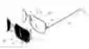 Fig. 01 - Spectacles and sunshade clip assembly using ornamental coupling structure