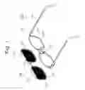 Fig. 02 - Spectacles and sunshade clip assembly using magnets