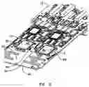 Fig. 04 - Using a leaf spring to attach clamp plates with a heat sink to both sides of a component mounted on a printed circuit assembly