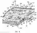Fig. 05 - Using a leaf spring to attach clamp plates with a heat sink to both sides of a component mounted on a printed circuit assembly