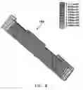 Fig. 10 - Using a leaf spring to attach clamp plates with a heat sink to both sides of a component mounted on a printed circuit assembly