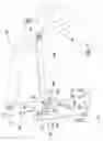 Fig. 12 - Latching system for automatically securing front-mounted loader mast to tractor-carried loader mounting frame