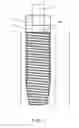 Fig. 02 - Two-part ceramic dental implant