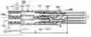 Fig. 01 - Transformer for quadraxial coaxial structures