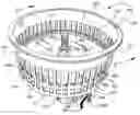 Fig. 01 - Modular floor terminal basket with damper