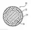 Fig. 01 - Golf ball which includes fast-chemical-reaction-produced component and method of making same