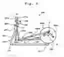 Fig. 03 - Elliptical exercise methods and apparatus with adjustable crank