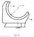 Fig. 14 - Modular total elbow prosthesis, humeral component and associated kit