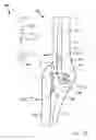Fig. 24 - Modular total elbow prosthesis, humeral component and associated kit