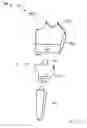 Fig. 47 - Modular total elbow prosthesis, humeral component and associated kit