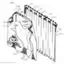 Fig. 01 - Curtain system with removable layer