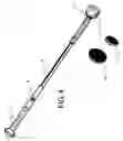 Fig. 05 - Tub scrub/scrubber- a rechargeable long-handled cleaning device with detachable heads