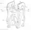 Fig. 01 - Bar clip with flared legs