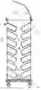 Fig. 01 - Cooler with container pockets and cold plate