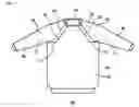 Fig. 10 - Knitting method for garment with asymmetrically joined sleeves, garment with asymmetrically joined sleeves, and knit design device