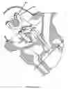 Fig. 04 - Vertically oriented camshaft cap oil diverter