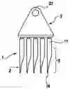Fig. 01 - Coating an interdental cleaning region of an interdental cleaning device
