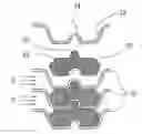Fig. 01 - Coupling structure of heat transfer plate and gasket of plate type heat exchanger