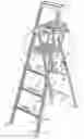 Fig. 01 - Foldable step ladder with leg aligner and handle
