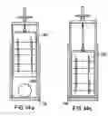 Fig. 10 - Combination trickling filter and overflow tank for secondary treatment of wastewater, and associated method of managing wastewater overflow