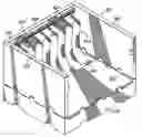 Fig. 01 - Container having sliding support member assemblies for supporting dunnage