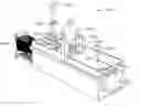 Fig. 01 - Hand-held laser scanning device for scanning a product item