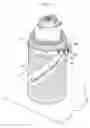 Fig. 02 - Device for storing a shaving razor or other implement with an associated container