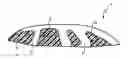 Fig. 01 - Gas bag for a lateral collision protection device