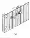 Fig. 03 - Universal door striker plate that permits continuous adjustment