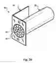Fig. 16 - Universal door striker plate that permits continuous adjustment