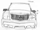 Fig. 01 - Chrome grill for mirror