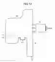 Fig. 13 - Latch device for biaxial hinge tailgate