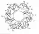 Fig. 01 - Rotating electrical machine comprising a ventilator