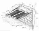 Fig. 01 - Dishwasher with Utensil Rack and Slides Therefor
