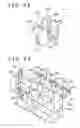 Fig. 37 - Electronic device having device side terminal portion for contact with battery