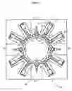 Fig. 13 - Multi-junction waveguide circulator with elements having no discontinuities