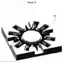 Fig. 15 - Multi-junction waveguide circulator with elements having no discontinuities
