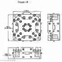 Fig. 17 - Multi-junction waveguide circulator with elements having no discontinuities