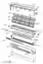 Fig. 23 - Ducting between ink outlets of sectioned ink reservoir