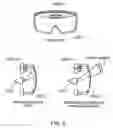 Fig. 06 - Eyewear with an image projected off of an unassisted eyewear lens to the user